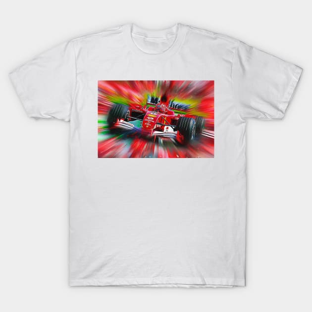 Michael Schumacher T-Shirt by DeVerviers